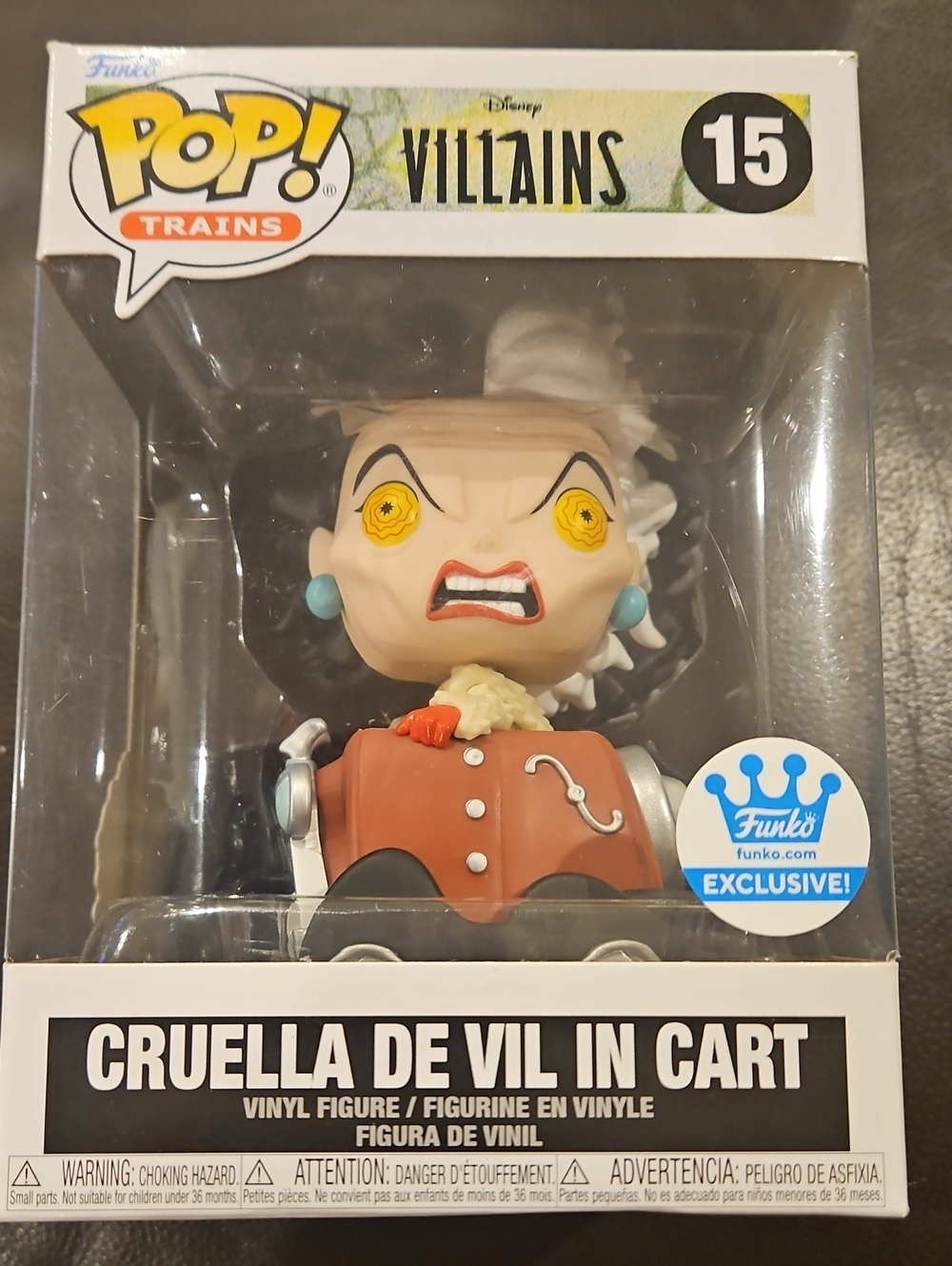 Funko POP! Villains Cruella De Vil in Cart - #15